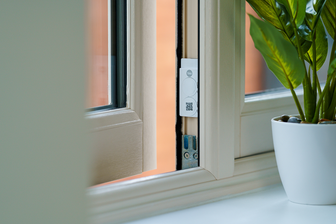 Carera Windows and Doors - Yale SenseCheck image of device in frame