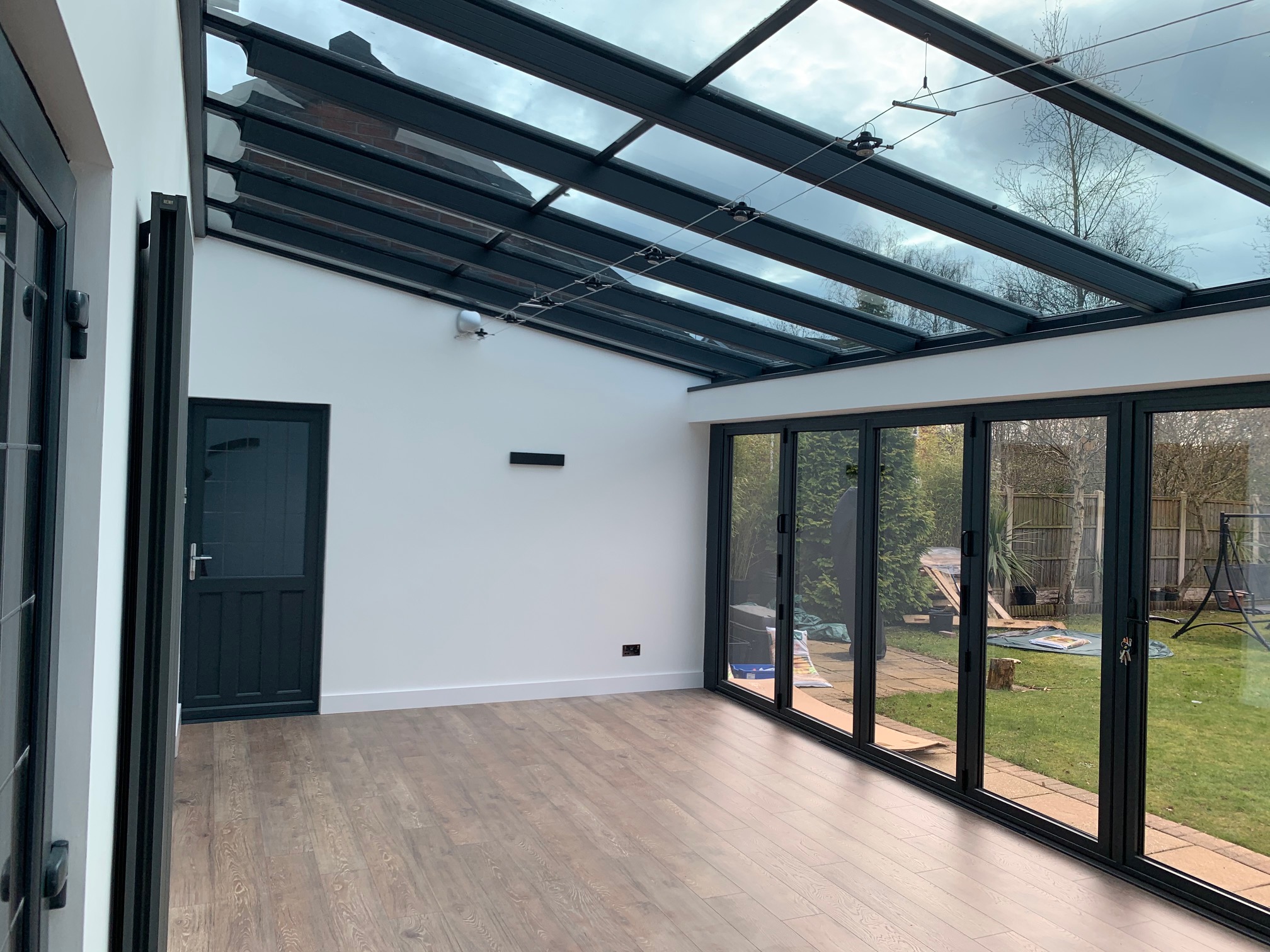 Conservatories Kidderminster - empty conservatory fitted with double glazing